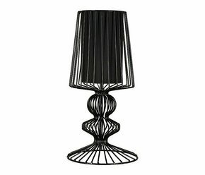 NOWODVORSKI 5411 | Aveiro Nowodvorski stolna svjetiljka 43cm sa prekidačem na kablu 1x E27 crno