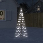 vidaXL Svjetlo za božićno drvce na stijegu 200 LED hladne bijele 180cm