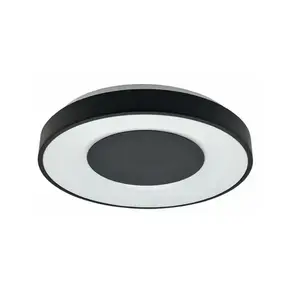 Plafonjera LED SAVANNAH 24W PVC D385 3000-6500K Crna