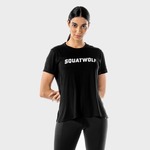 SQUATWOLF Women‘s Iconic T-Shirt Onyx S