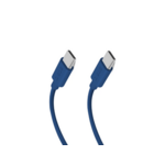 SBS TECABLETISSUETCCB USB-C na USB-C, 1,5m, 60W, pleteni kabel - plavi