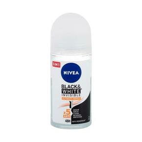 Nivea Black &amp; White Invisible Ultimate Impact 48H roll-on antiperspirant 50 ml za žene
