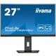 Iiyama ProLite XUB2792HSU-B5 monitor, IPS, 27", 16:9, 1920x1080, 75Hz, pivot, HDMI, Display port, VGA (D-Sub), USB