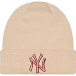 New York Yankees Zimska kapa MLB Women's Metallic Logo Beanie Peach UNI