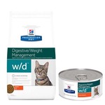 Hill's w/d Mačke - Digestive/Weight Management - Konzerva 156g