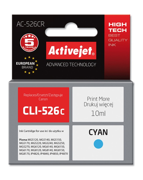 ActiveJet CLI-526C tinta plava (cyan)