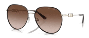 Michael Kors Sunčane naočale 'EMPIRE AVIATOR' smeđa / zlatna