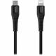 CNS-MFIC4B - CANYON Type C Cable To MFI Lightning for Apple, PVC Mouling,Functionwith full feature data transmission and PD charging Output5V/2.4A , OD3.5mm, cable length 1.2m, 0.026kg,ColorBlack - - divh2Charge amp Sync Cable, USB Type-C -...