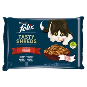 Felix Tasty Shreds domaći izbor u umaku 12 x (4 x 80 g)
