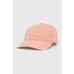 Pamučna kapa sa šiltom Levi's boja: ružičasta, glatka - roza. Kapa s šiltom u stilu baseball iz kolekcije Levi's. Model izrađen od glatke tkanine.