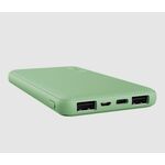 Prijenosna baterija TRUST Primo ECO, 10.000mAh, Input micro-USB i USB-C, Output 2xUSB-A, 1xUSB-C, 3A/15W, zelena (25029)