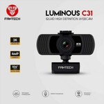 Web kamera FANTECH Luminus C31 QHD 2K, USB, crna