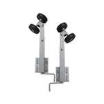 vidaXL 2-dijelni set držača za prikolicu za brod s duplim kotačima 59 - 84 cm