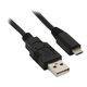 Kabel USB 2.0 MS Industrial USB A (M) na Micro USB B (M), 1m, crni