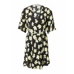 WEEKDAY Ljetna haljina 'Kimberly' svijetložuta / ljubičasta / crna