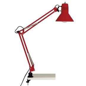 BRILLIANT 10802/01 | Hobby Brilliant sa navojem svjetiljka s prekidačem elementi koji se mogu okretati 1x E27 crveno