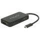 Delock adapter USB Type-C™ Stecker &gt; VGA / HDMI / DVI / DisplayPort ženski crni