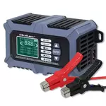 Qoltec Smart Microprocessor Battery Charger with Battery Tester and 12V Repair Function | 6A | LCD | Battery charger for AGM LiFePO4 GEL battery