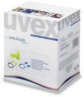 Uvex 2112095 hi-com Mini ušni čepiči 24 dB za jednokratnu upotrebu 100 Par