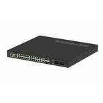NETGEAR GSM4230UP Upravljano L2/L3 Gigabit Ethernet (10/100/1000) Podrška za napajanje putem Etherneta (PoE) 1U Crno