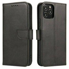 Magnet Case elegantna torbica za Huawei P50 Pro: crna