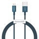 Baseus Superior Series kabel USB na iP 2.4A 1m (plavi) (paket od 5 komada)