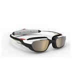 Naočale za plivanje Turn sa zrcalnim staklima veličina L crno-bijelo-crvene