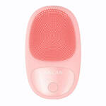 Mini Silicone Electric Sonic Facial Brush with magnetic charging ANLAN 01-AJMY21-04A (pink)