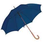 Kišobran automatik s drvenom ručkom tamno plavi
