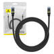 Pleteni mrežni kabel cat.7 Baseus Ethernet RJ45, 10Gbps, 1,5m (crni) (paket od 5 komada)