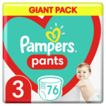 Pampers Pants hlače pelene, veličina 3, 6–11 kg, 76 komada