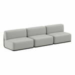 Svijetlo sivi vrtni modularni kauč 306 cm Straw – Sit Sit