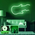 Opviq dekorativna zidna led svjetiljka, Guitar - Medium - Green