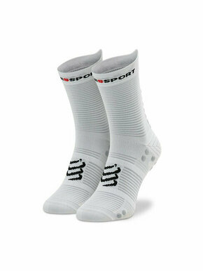 Visoke unisex čarape Compressport Pro Racing Socks V4.0 Run High XU00046B_010 White/Lloy