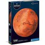 Space Collection: Okrugli Mars 500kom puzzle - Clementoni