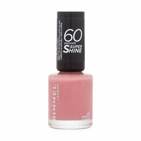 Rimmel London 60 Seconds Super Shine lak za nokte 8 ml nijansa 235 Preppy In Pink