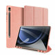 Dux Ducis Domo torbica od eko kože sa postoljem za Samsung Galaxy Tab S9 FE+ roza