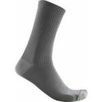 Castelli Bandito Wool 18 Sock Nickel Gray 2XL Biciklistički čarape