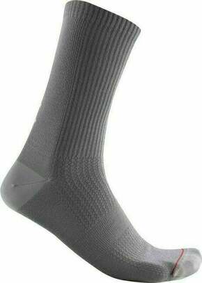Castelli Bandito Wool 18 Sock Nickel Gray 2XL Biciklistički čarape
