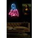 Ukrasna plastična LED rasvjeta, Mona Lisa - Pink