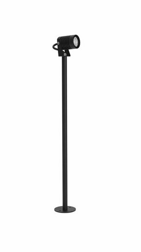 NOVA LUCE 9271433 | Fend Nova Luce podna svjetiljka 64cm elementi koji se mogu okretati 1x LED 378lm 3000K IP65 crno