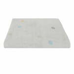 Siva plahta od muslina Kindsgut Dots, 60 x 120 cm