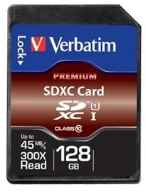 Verbatim SDXC 128GB memorijska kartica