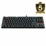 Redragon K607-RGB mehanička tipkovnica, USB, crna/crvena/plava