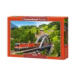 Castorland puzzle 500 kom - vlak na mostu