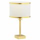ARGON 8029 | Abbano Argon stolna svjetiljka 38cm sa prekidačem na kablu 1x E27 brušeno zlato, krem, zlatno