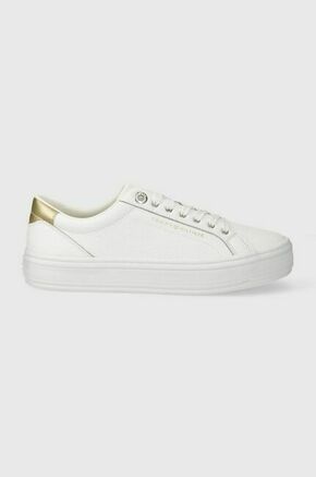Tenisice Tommy Hilfiger Essential Vulc Leather Sneaker FW0FW07778 White YBS