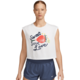 Ženska majica bez rukava Nike Dri-Fit Printed Tank Top - white