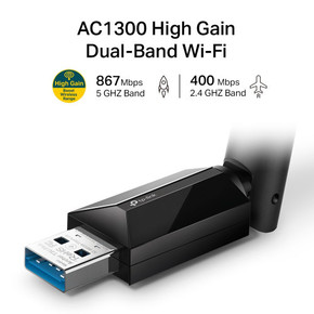 TP-Link Archer T3U Plus USB 400Mbps/54Mbps/867Mbps