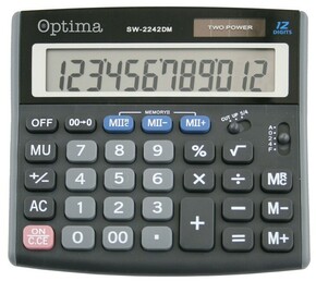 Kalkulator Optima SW-2242DMA